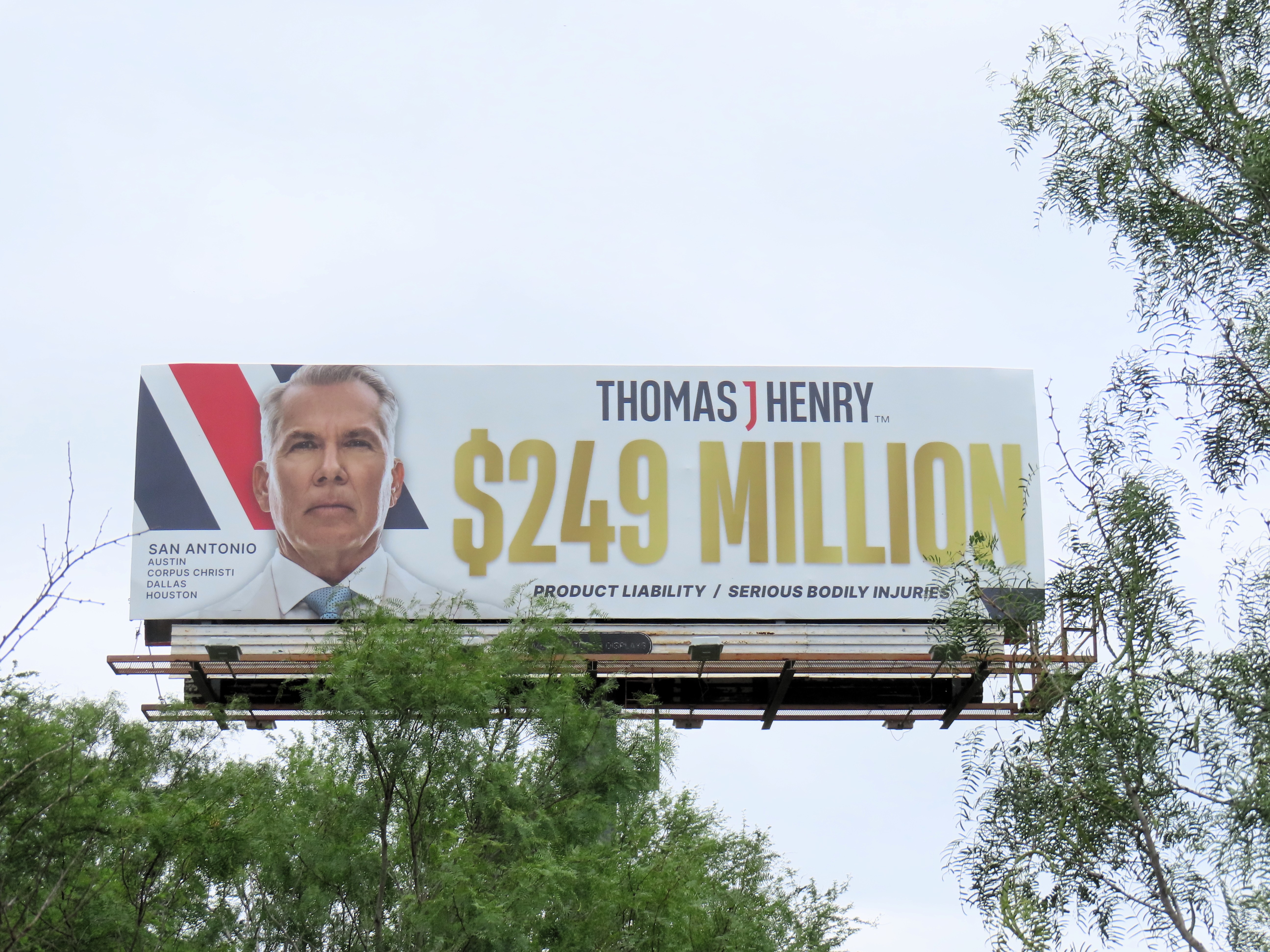 TJH billboard in Pleasanton, Texas